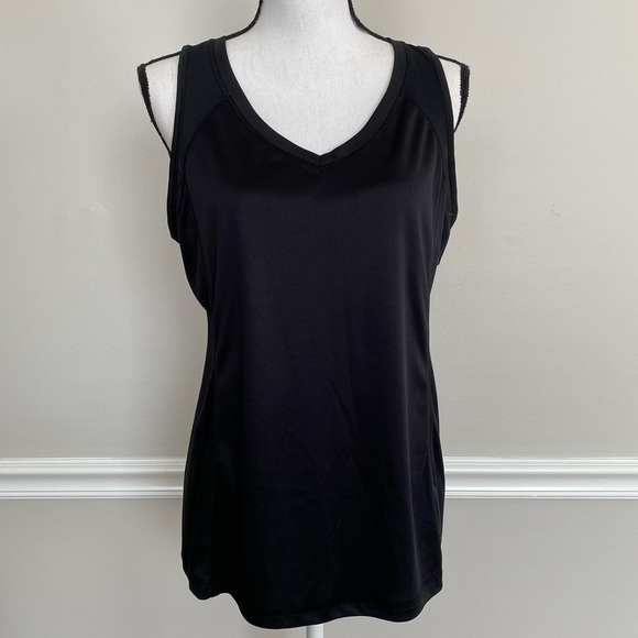 Tek Gear Dry Tek Black Workout Tank Size Large - Picture 8 of 8
